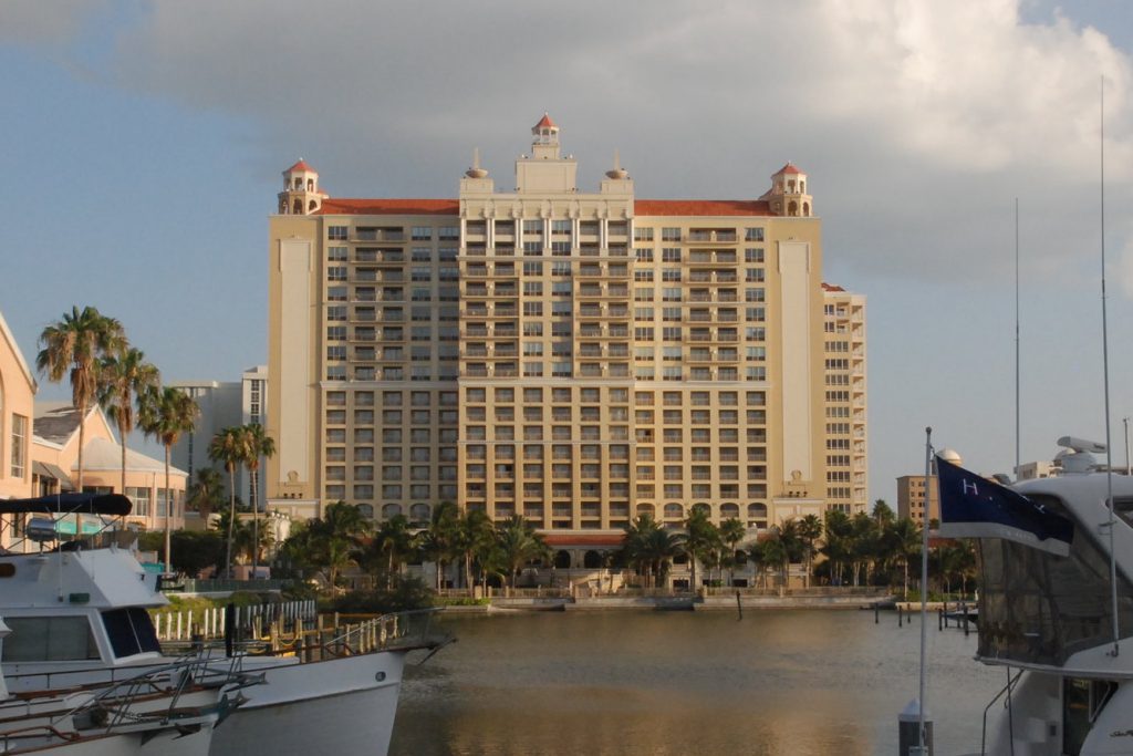 The Ritz-Carlton Sarasota (pictured) was among the recipients of the Ashford Group of Companies' PPP funding. 