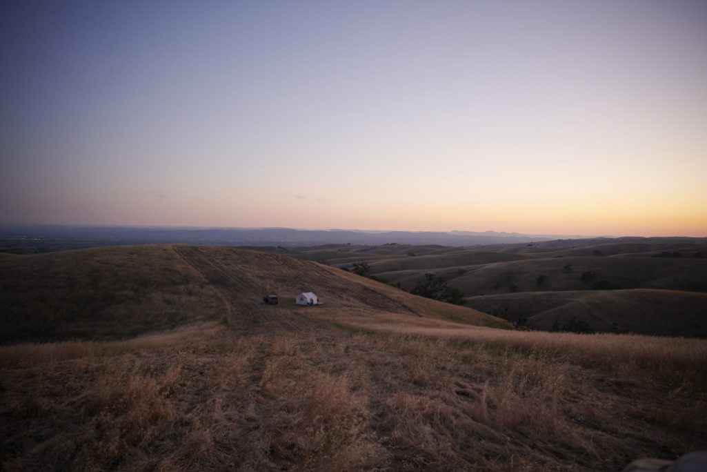 Enney Ranch is an 850-acre cattle and grain ranch in Paso Robles, California, which is open to guests who book tents via Tentrr, an online service.