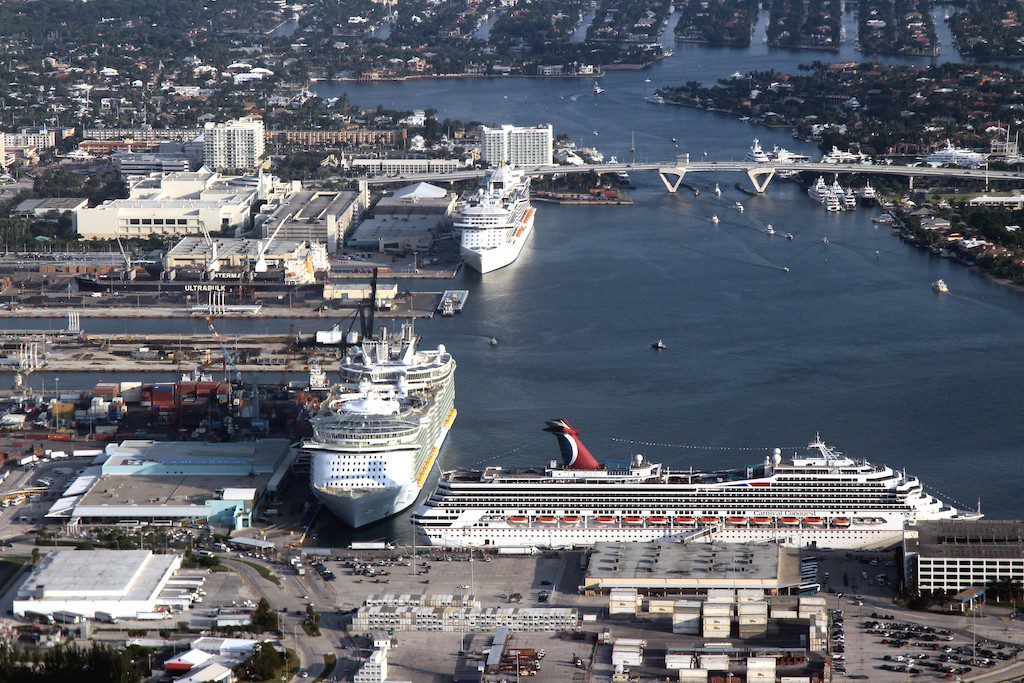 Fort Lauderdale cruise port.