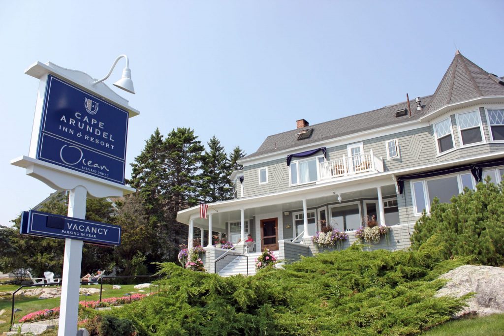 Hotels like the Cape Arundel Inn & Resort (pictured) are offering buyout packages of the entire property to appeal to guests looking to abide by extreme social distancing.