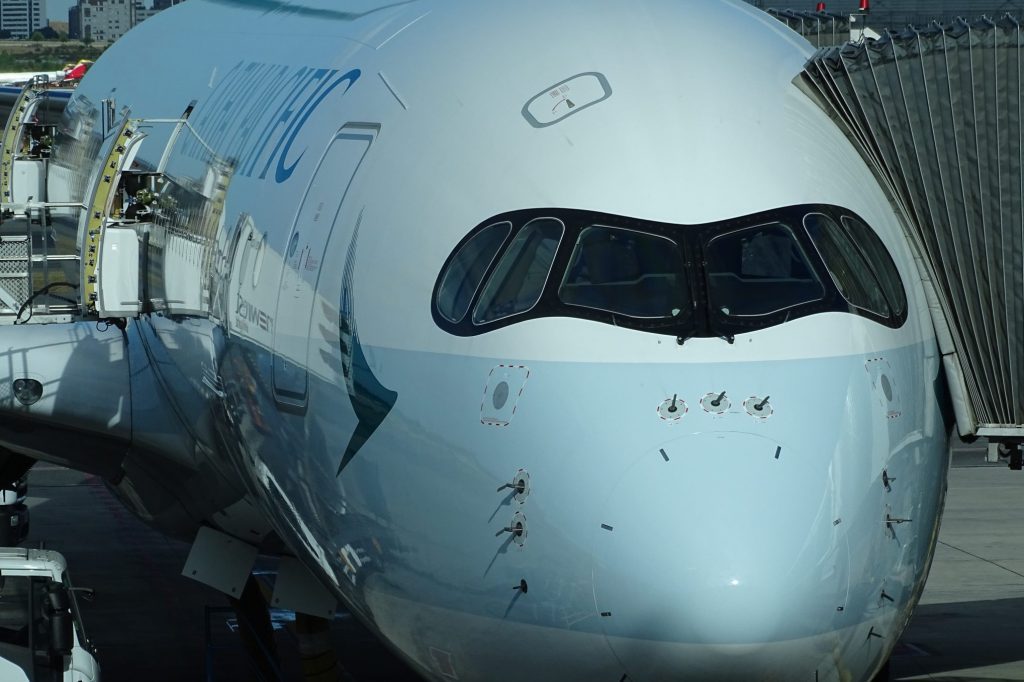 Cathay will operate just 2 percent of its pre-pandemic passenger flight capacity this month.