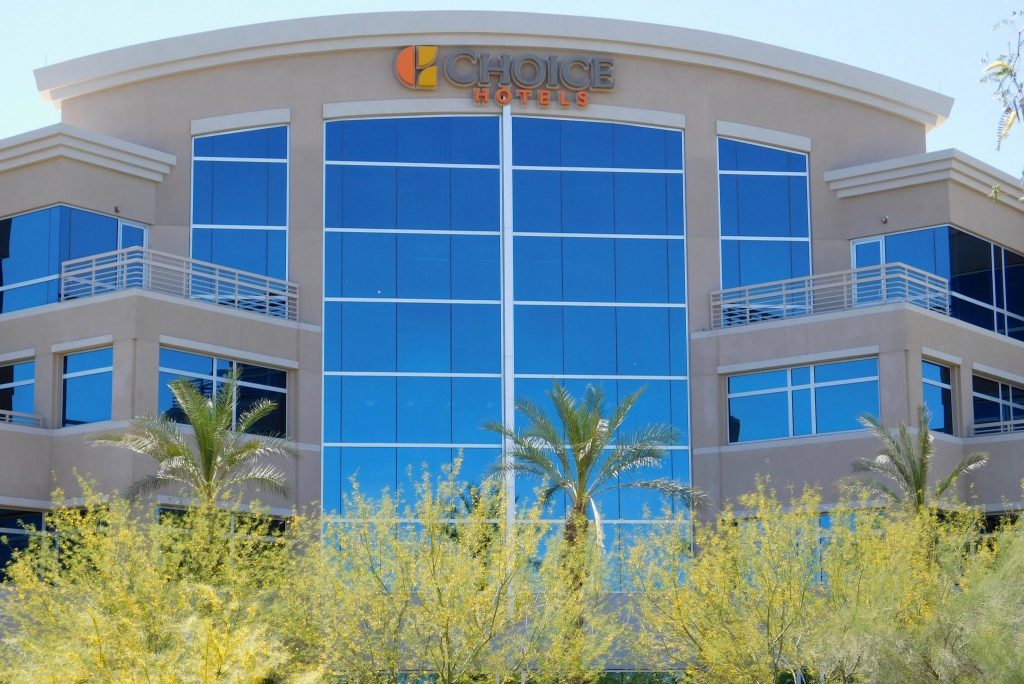 exterior of Choice Hotels' headquarters in Phoenix.