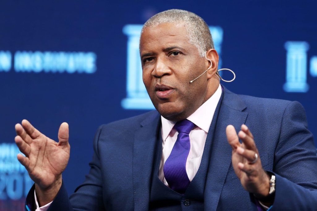 Vista Equity Partners founder, chairman, and CEO Robert F. Smith. Vista is investing in an airline tech services group.