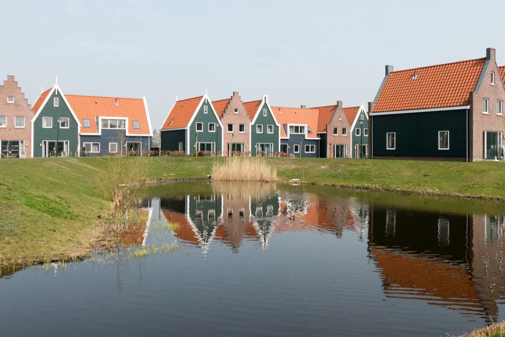 A sample home available for tourist stays from Roompot, which runs 200 campsites and holiday homes in Denmark, the Netherlands, Germany, Belgium, France, and Spain.