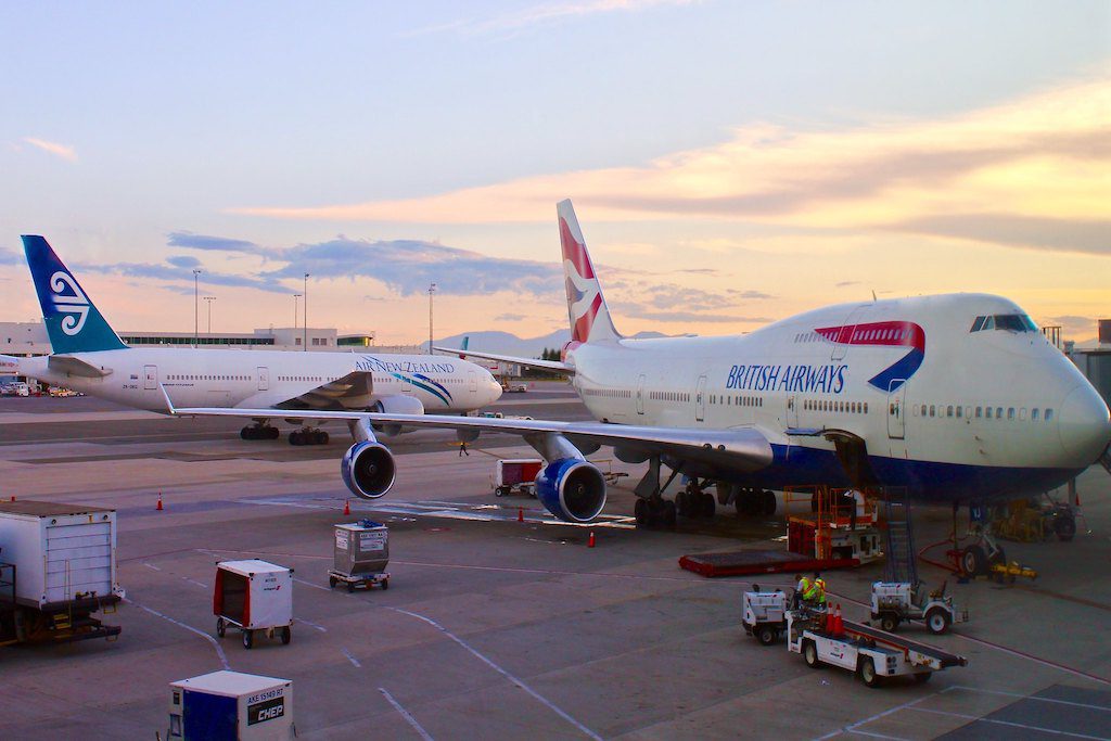 A British Airways 747 at London Heathrow.