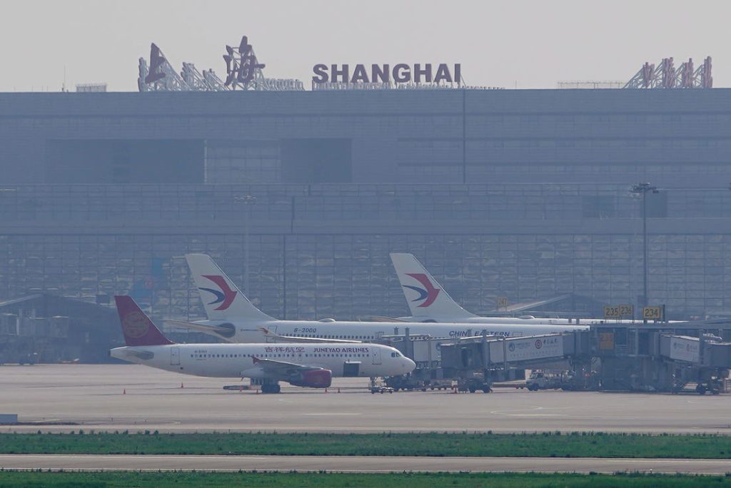 China Eastern Airlines aircraft are seen parked on the tarmac in Hongqiao International Airport in Shanghai in June 2020. The airline had a fatal crash of on of its Boeing planes today. 