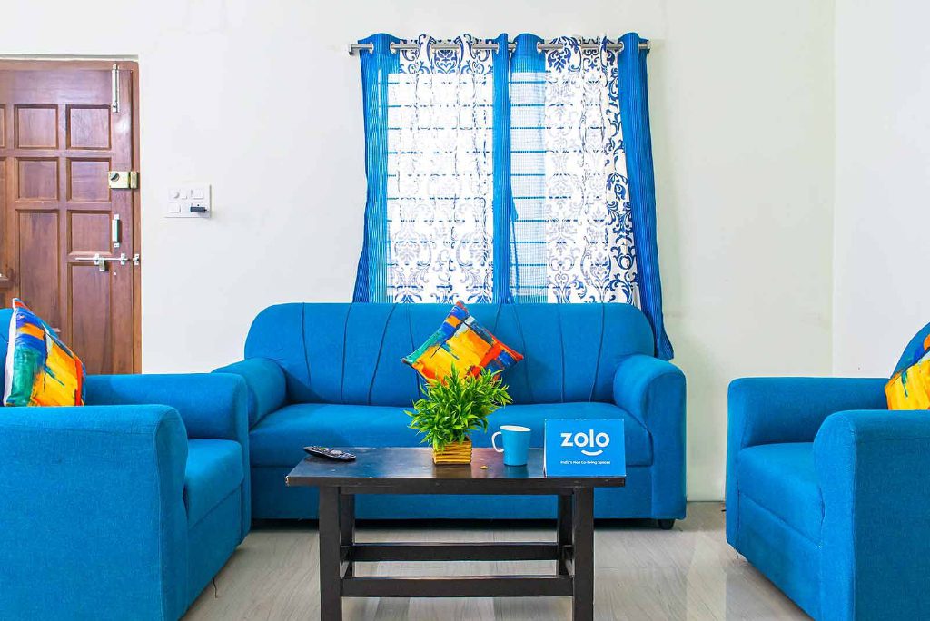 Co-living means living with a lot of color, at least in India. Here's an example of extended-stay lodging from Zolo, a startup based in Gurgaon, India.