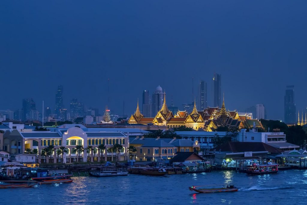 The Grand Palace in Bangkok.
