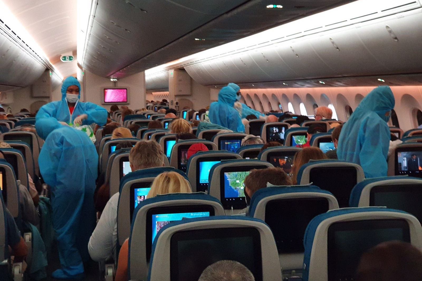 Vietnam Airlines operated repatriation flights for German and European citizens.