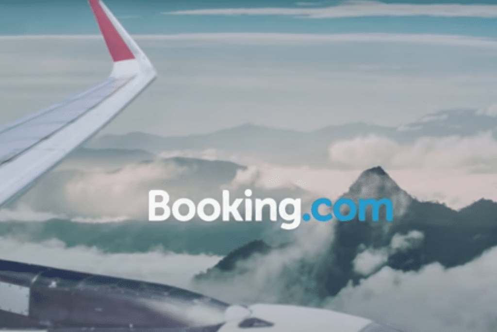 A screenshot from a 2019 Booking.com video, Booking.com Careers: Expand Horizons. 