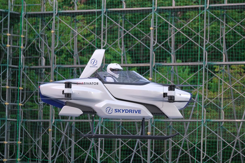 SkyDrive ran a four-minute test flight of its flying car prototype in August.