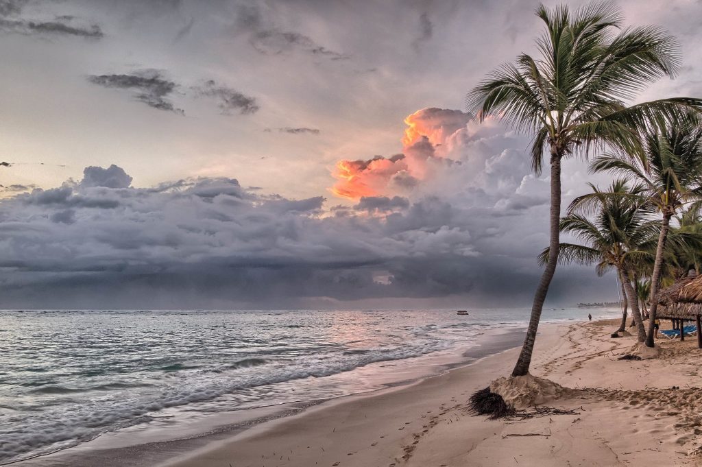 The Dominican Republic is hoping that the promise of free medical coverage will help fill this beach at Bavaro in the coming months during peak season. 