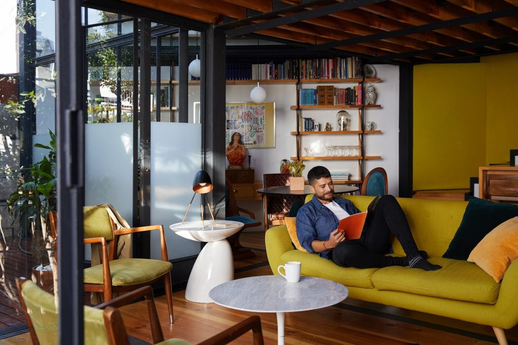 Airbnb spent just 18 percent of revenue on sales and marketing in the second quarter of 2022. Pictured are guests in a Mexico City Airbnb. 
