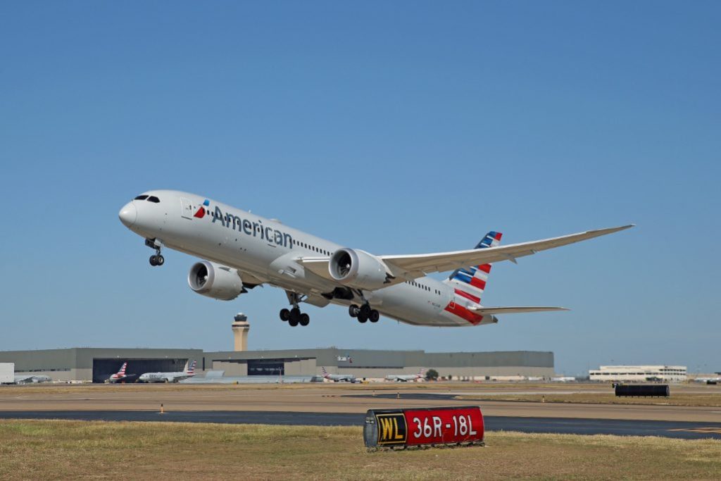 American Airlines AA-787 at Dallas Fort Worth International Airport Source DFW