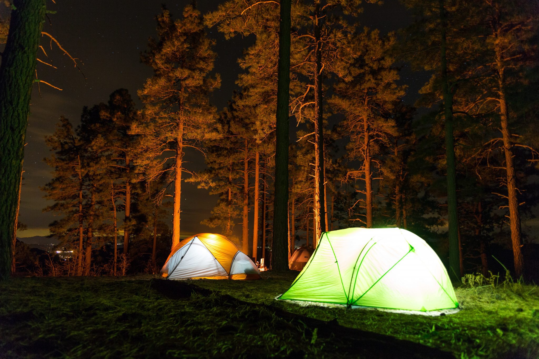 Camping.  