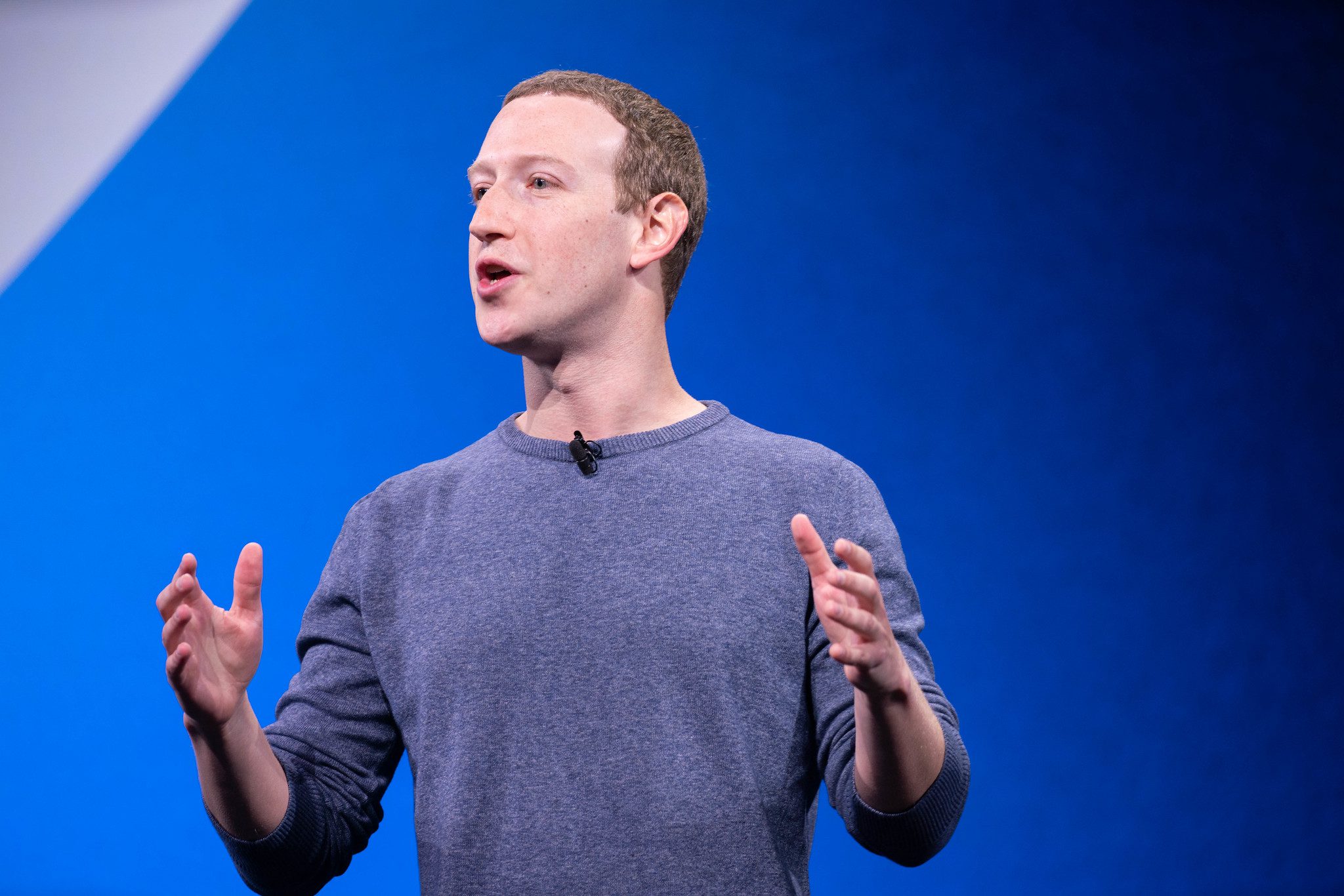 Meta CEO Mark Zuckerberg speaking in 2018. Meta’s earnings revealed strong growth from travel advertising. 