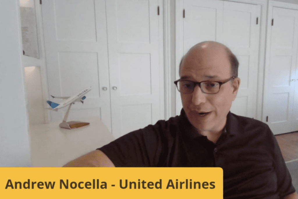 United Airlines Chief Commercial Officer Andrew Nocella.