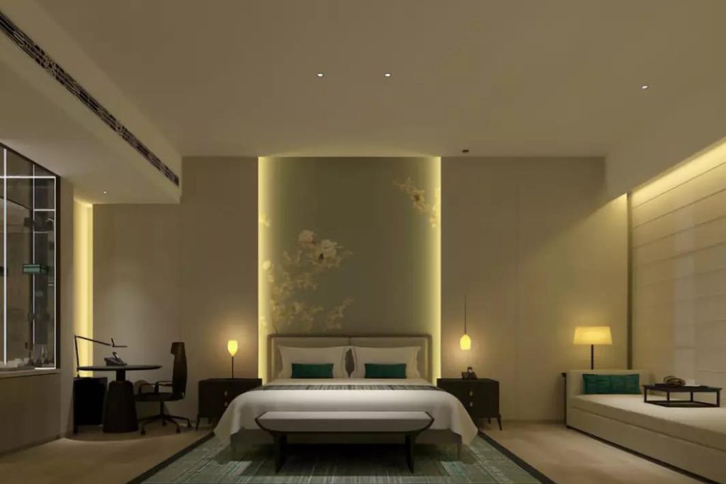 An image of a guest room at the Amber Hotel in Guiyang, China, that's managed by Betterwood Lifestyle Lab, a company that has received a Series A round of investment.