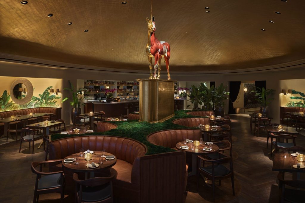 Accor is partnering with Miami-based Faena on expanding the three-hotel company beyond Florida and South America (pictured: Pao, a restaurant at Faena Miami Beach).