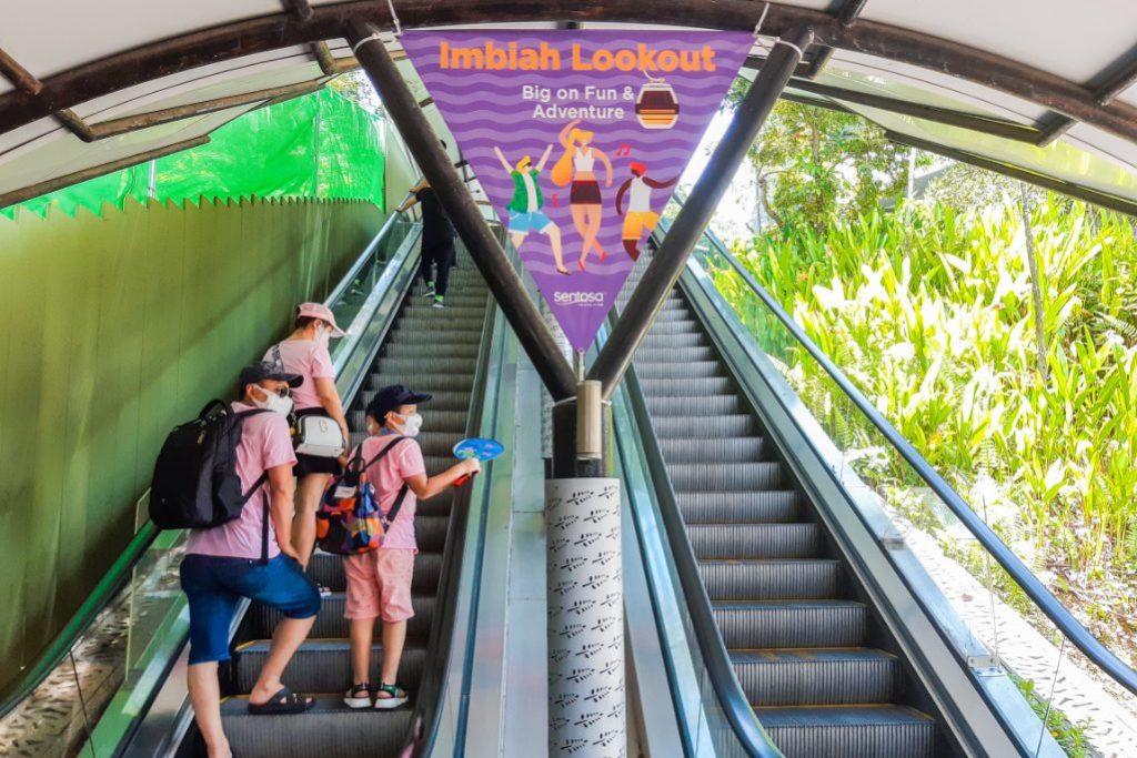 Imbiah Station at Imbiah trail nature walk in Sentosa part of Sentosa's resort complex source sentosa