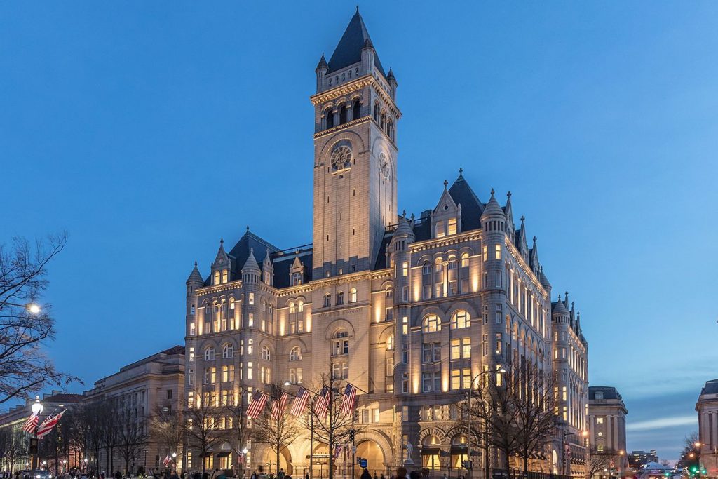 Commercial real estate brokerage firm JLL is no longer involved in finding a buyer for the Trump International Hotel in Washington, D.C.