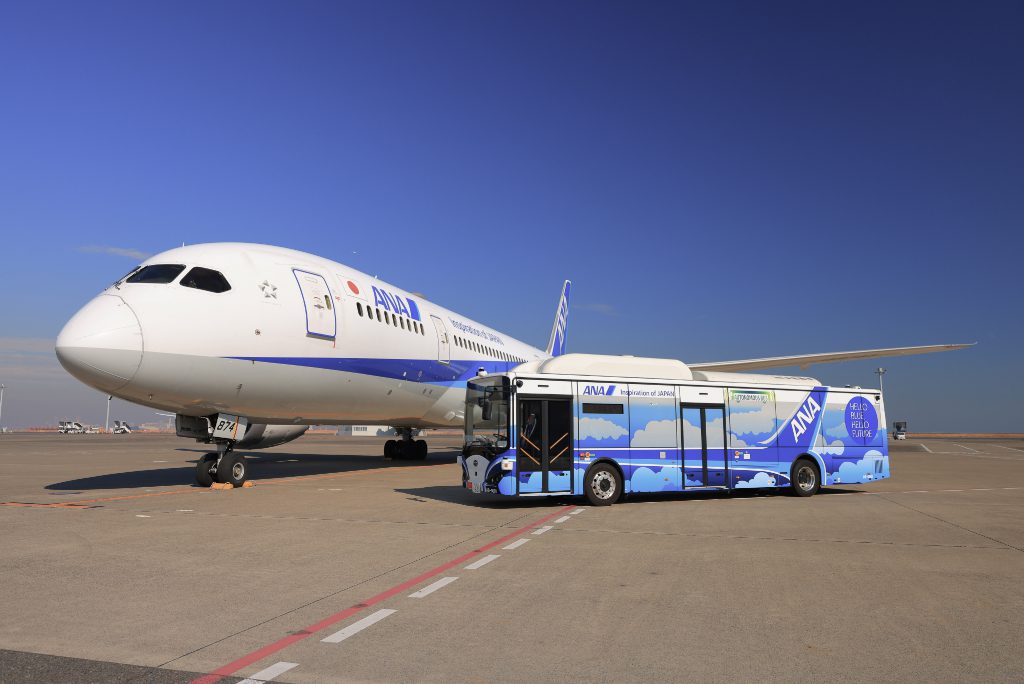 All Nippon Airways has been testing automated, or driverless, shuttle buses at two airports in Japan: Handea and Saga. 