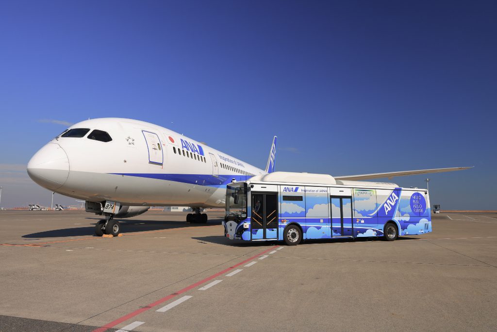 ANA automated autonomous driverless Bus Release source ANA NIPPON AIRWAYS CO., LTD