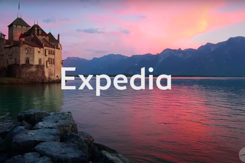 Screenshot from an Expedia YouTube channel trailer. Expedia Group updated its mission statement.