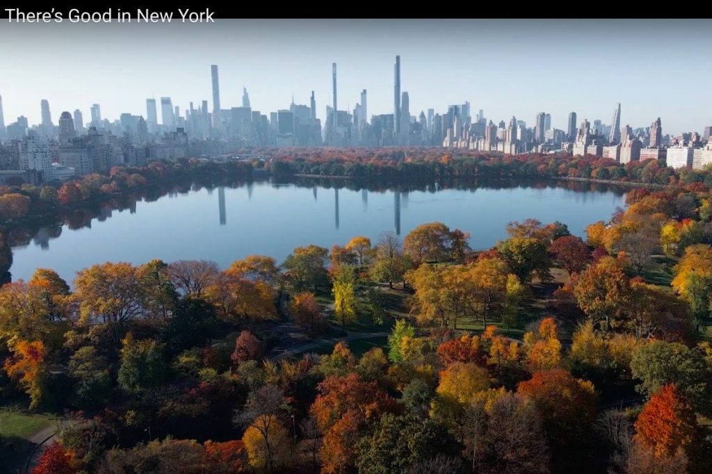 Tripadvisor claims to be the largest travel guidance platform in the world. Pictured is a screenshot from its 'There's Good in New York' video.