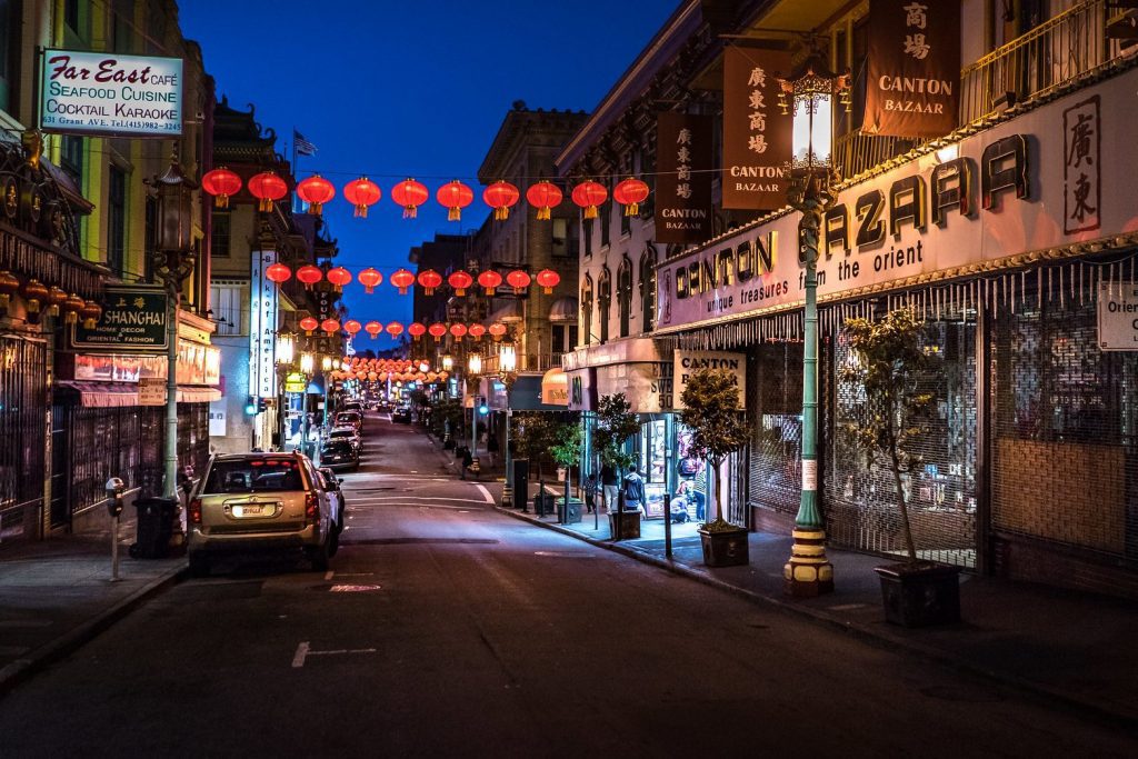 Empty streets like this in San Francisco's Chinatown are not uncommon in Chinatowns all across the United States as racism and the pandemic take their toll.