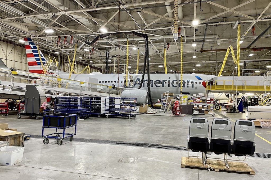 It takes American Airlines a week to return a stored 737 back into service.