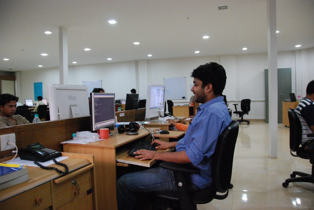 A Cleartrip tech office in 2007. Flipkart will acquire Cleartrip.