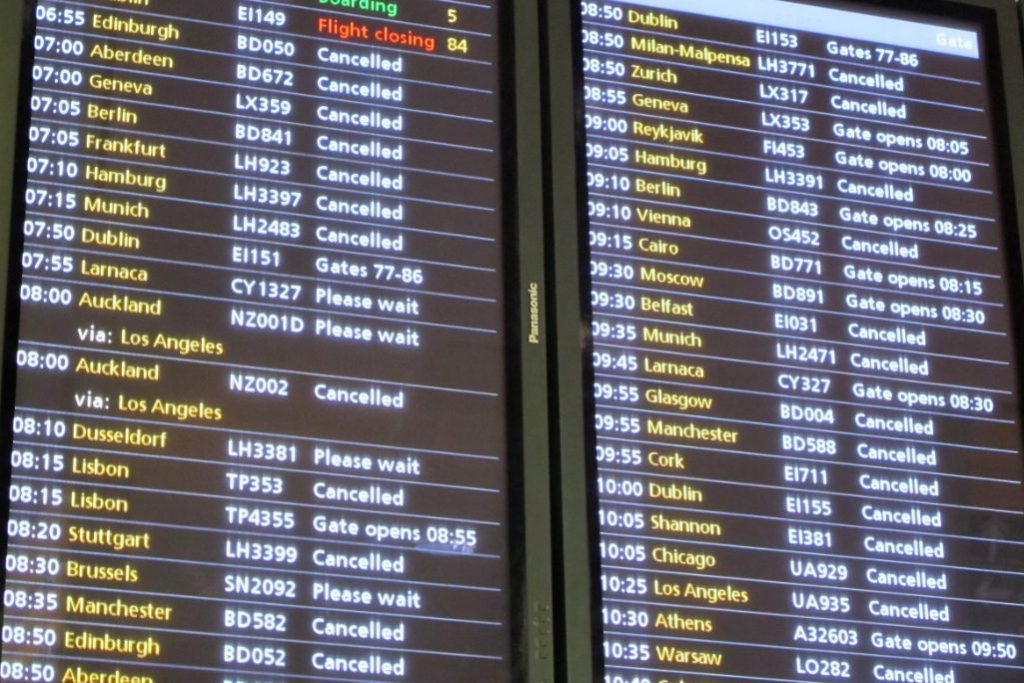 flight board at london heathrow source sean oneill skift