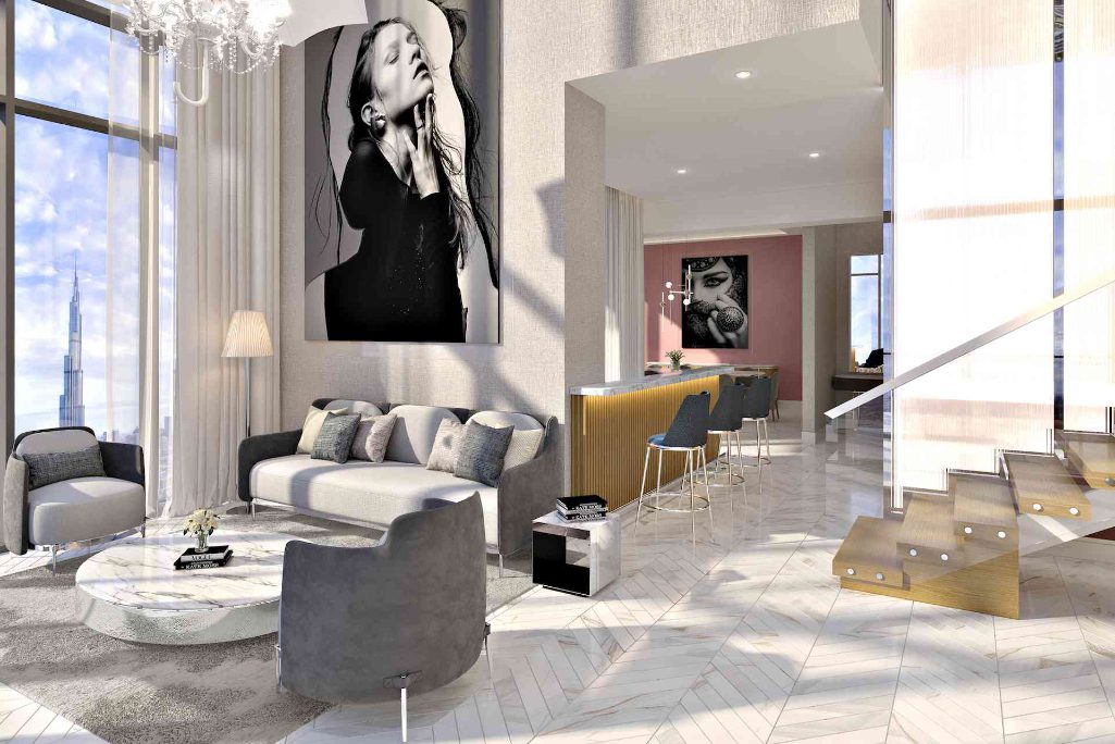presidential suite at SLS Dubai a luxury hotel that opened in April 2021 source SLS