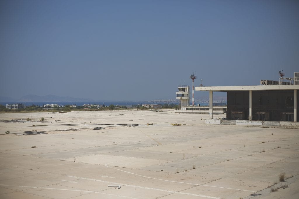 The future home of a Mohegan Resort will be here at the seaside site of the former Ellinikon Airport in Athens. 