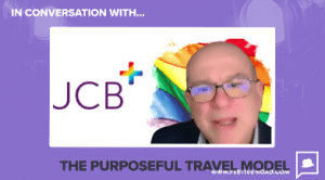 Geert Behets, spend journey lead, global travel and meetings, UCB, speaking at a Festive Road webinar.