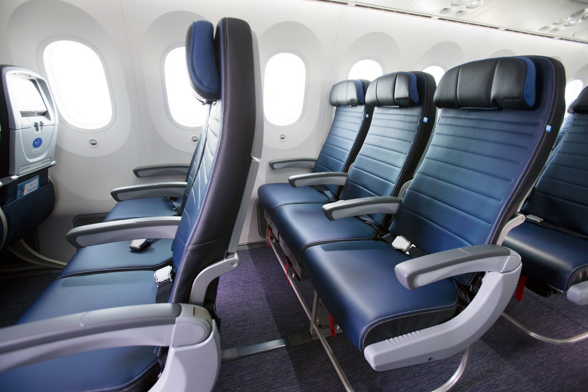 United Airlines Economy Plus seating. The airline's flight attendants will be incentivized to vaccinate by additional days off. 