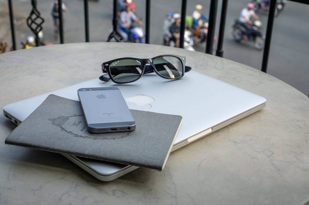 These are the tools (pictured) of the digital nomad worker. How much will this new breed of worker impact the travel industry?
