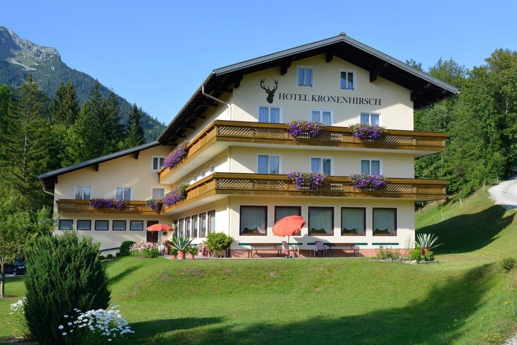 Pictured is the Hotel Kronenhirsch in Rußbach am Pass Gschütt, Austria as seen on May 24, 2017. Booking Holdings is expanding its Genius loyalty program to Kayak Priceline and Agoda. The hotel pictured doesn't necessarily participate in the program. 