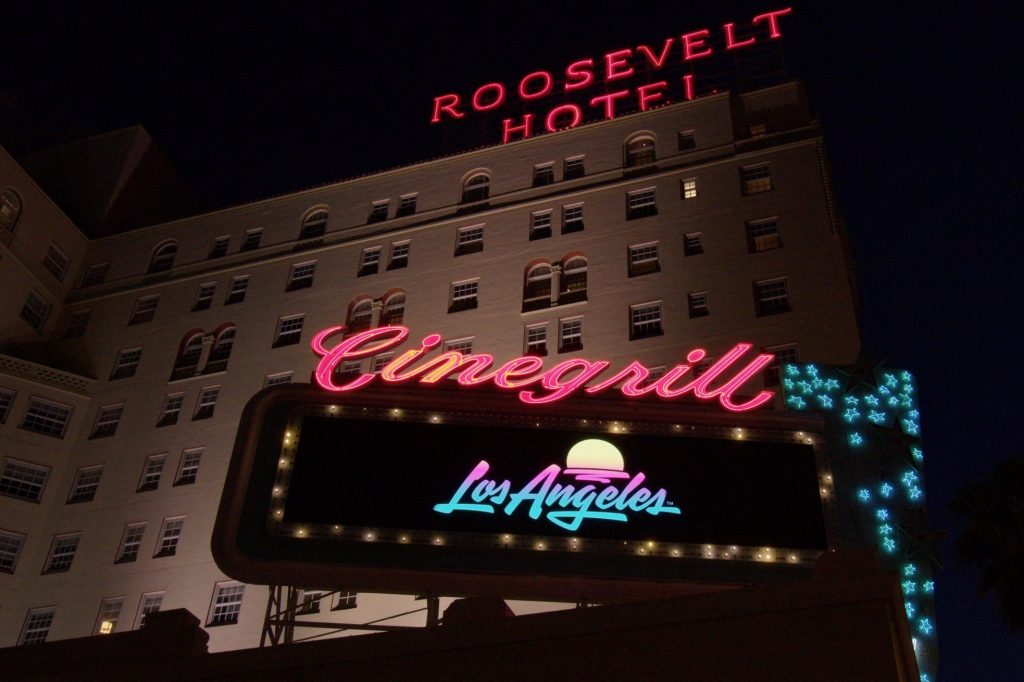 LA Tourism Logo at Hollywood Roosevelt