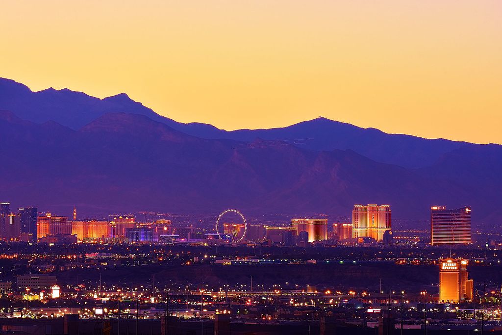 Las Vegas Strip at Sunset