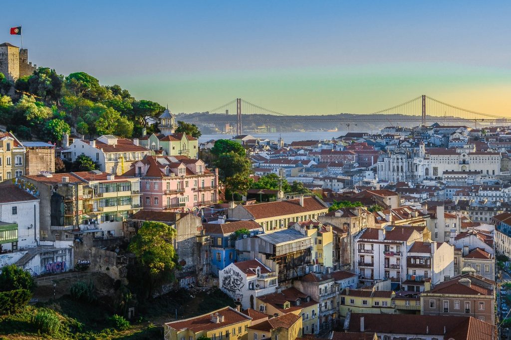 Lisbon, Portugal as seen on August 6, 2016. Lisbon imposed a 3-day coronavirus lockdown staring June 18, 2021. 