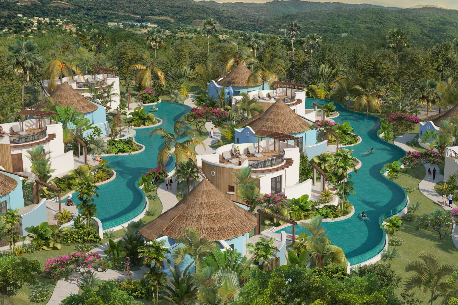 Sandals Resorts is on its own all-inclusive resort growth spurt, developing properties like Sandals Dunn’s River in Jamaica (rendering pictured).