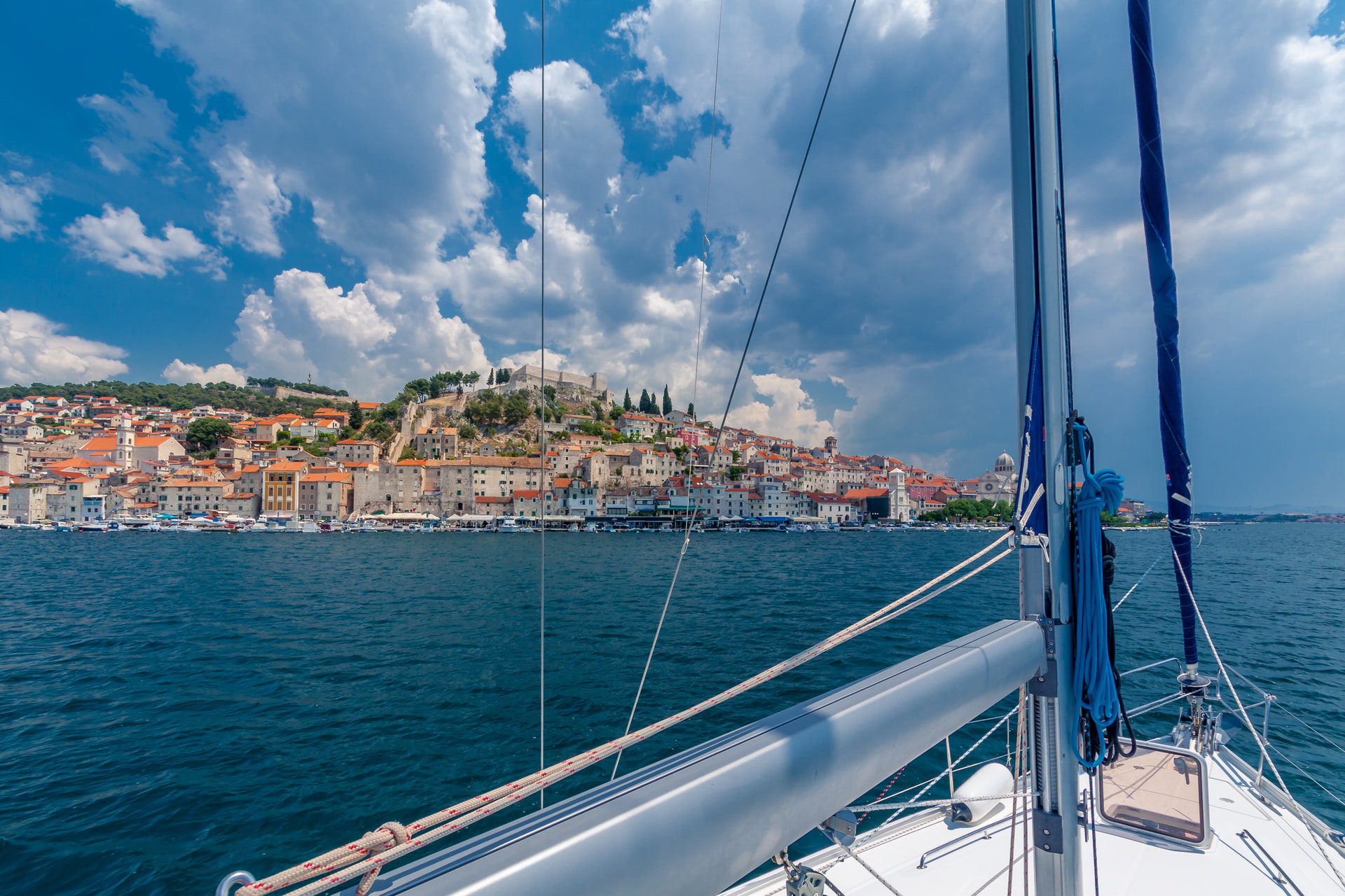 Sibenik in Croatia. Yachting holidays make up a big chunk of the county's tourism.