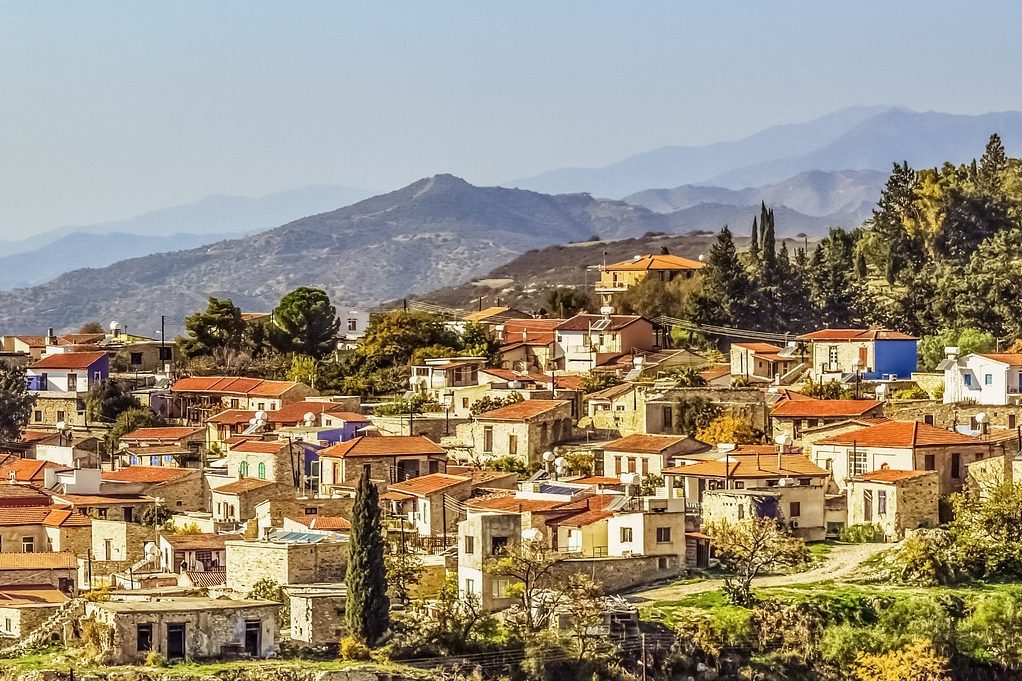 The hilly Cypriot village Kato Drys. An independent commission found that Cyprus illegally granted thousands of passports in a cash-for-citizenship scheme.