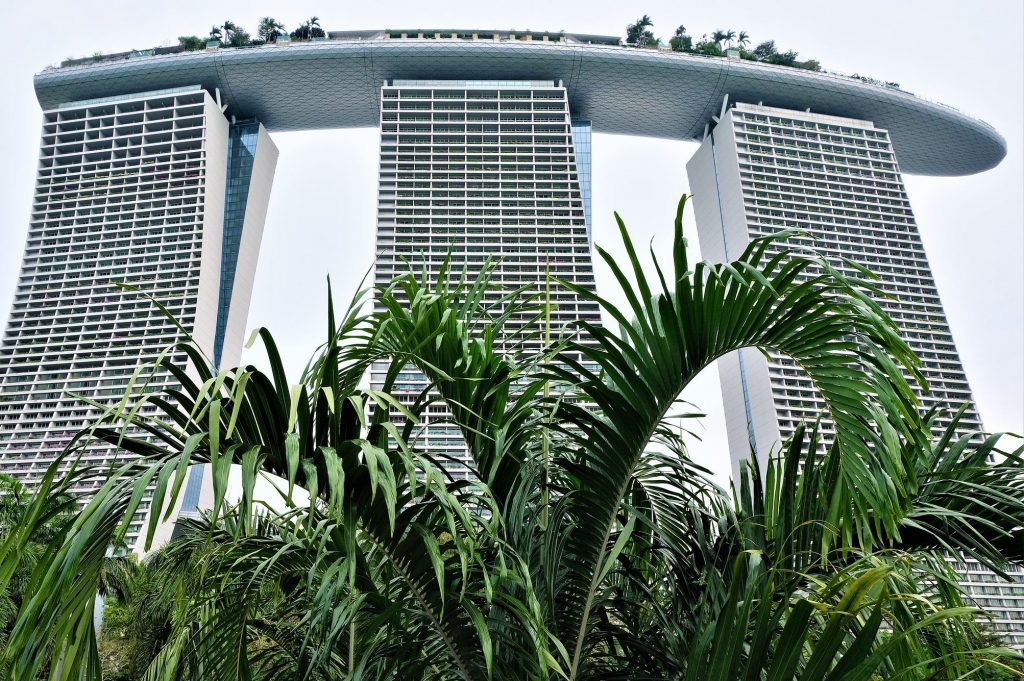 Singapore (pictured here) has put in place new restrictions for coronavirus protocols.
