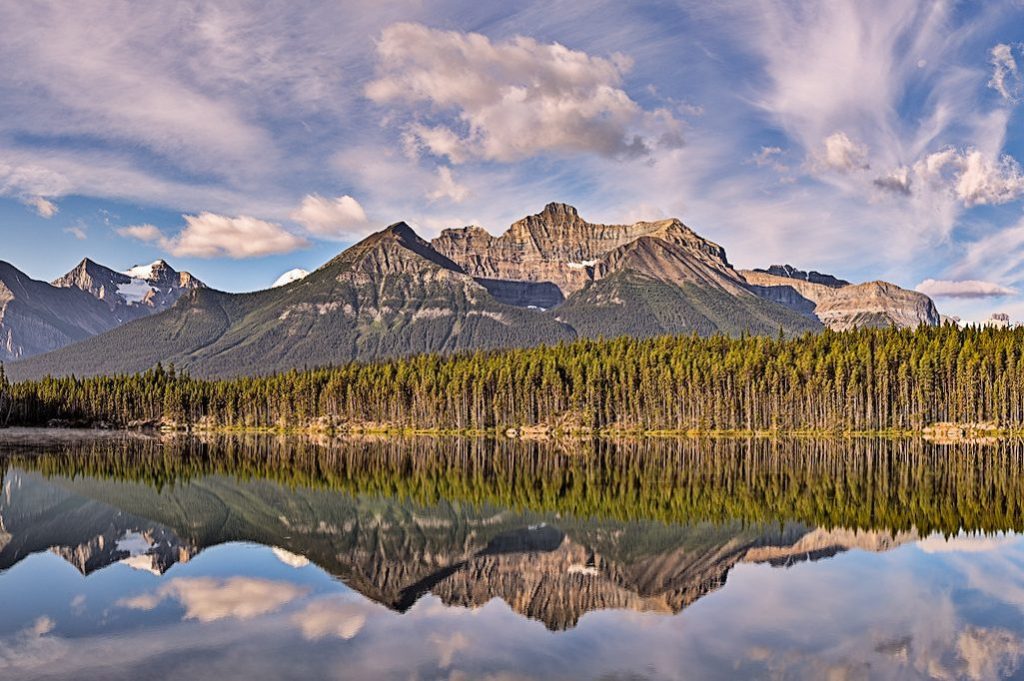 Herbert Lake in Banff National Park