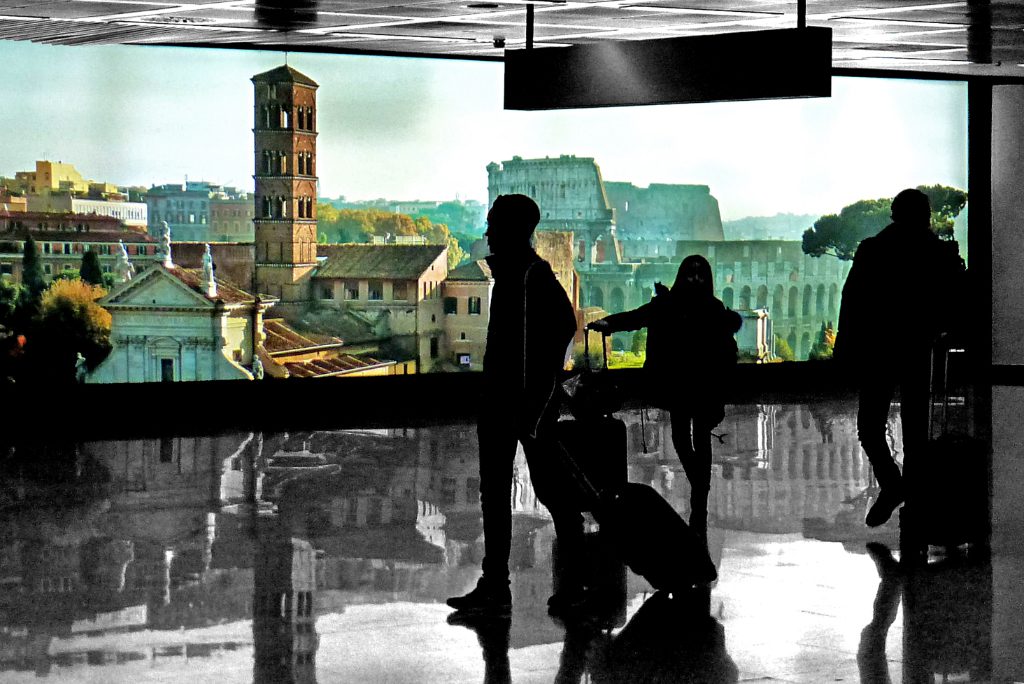 Fiumicino - Rome Airport by Pom' via flickr creative commons