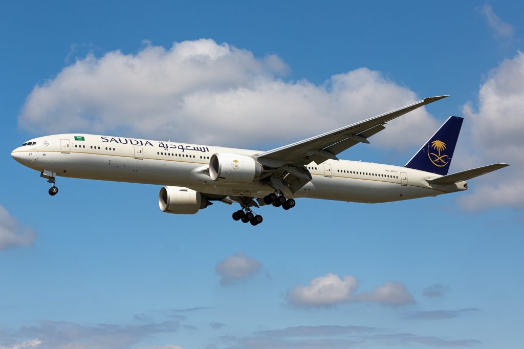 Saudi Arabia's national airline plans to expand and compete with Emirates and Qatar Airways.