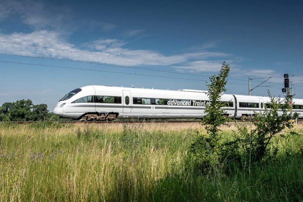 The advanced TrainLab is an experimental vehicle of Deutsche Bahn, in which innovative technologies can be tested, shown here in 2019. Pattern, an embedded insurance pioneer, lets travel brants test distinctive policy upsells. Think rain cancellation policies for camping trips.